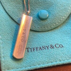 Tiffany & Co. Sterling Silver Bar Pendant